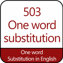 One word substitution : English APK