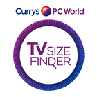 CurrysPCWorld TV Size Finder icono