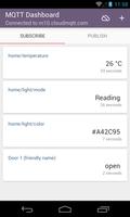 IoT MQTT Dashboard ภาพหน้าจอ 1