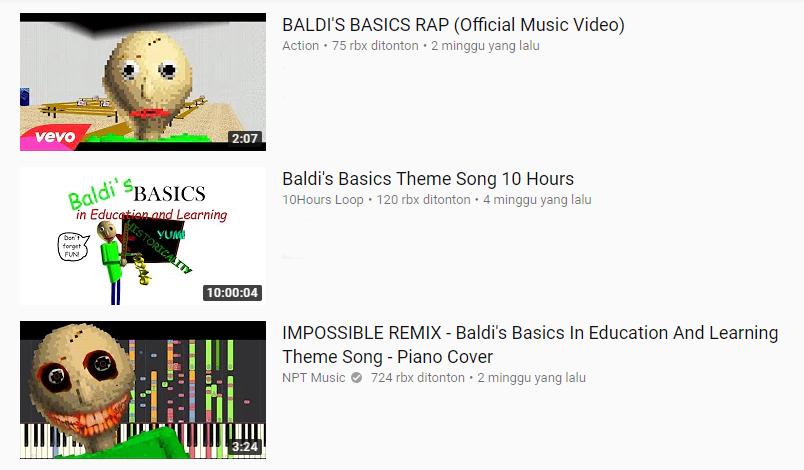 Песни baldi. Музыка БАЛДИ. Baldi Basics Musical. Baldi's Basics Theme. Baldi's Basics the Musical.