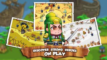 Three Kingdoms Dynasty TD: Battle of Heroes 스크린샷 1