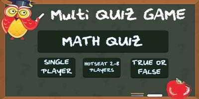Multiplayer quiz game poster