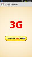 3G to 4G converter Cartaz