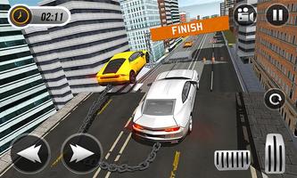 Chained Cars 3D Racing Game capture d'écran 2