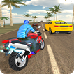 moto rider racing - corredor de la de la carretera
