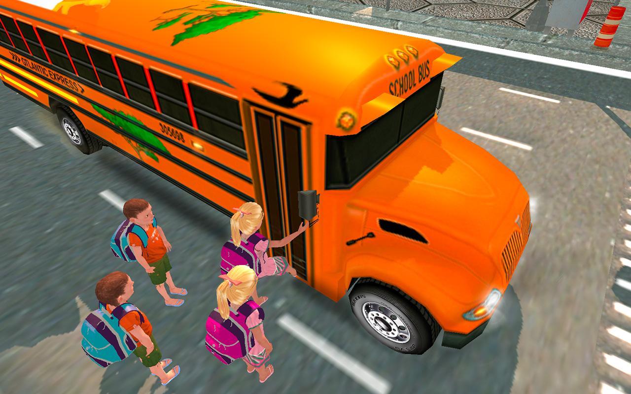 High School Bus Driving 3D APK Download - Free Simulation ...