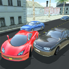 Highway traffic racer 2017 - city car rider 3D icône