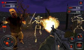 disparar zombie frontera de supervivencia Poster
