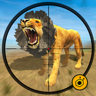 Animals Jungle Lion Shooting-icoon