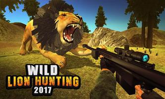 Animals Jungle Lion Shooting постер