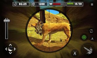 Animals Jungle Lion Shooting تصوير الشاشة 1