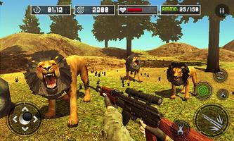 Animals Jungle Lion Shooting скриншот 2