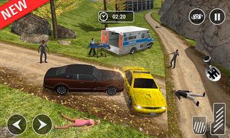 Ambulance rescue simulator 2017 - 911 city driving โปสเตอร์