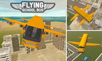 Flying School Bus Sim 2017 اسکرین شاٹ 2