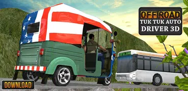 Tuk Tuk Auto Rickshaw Driver3d