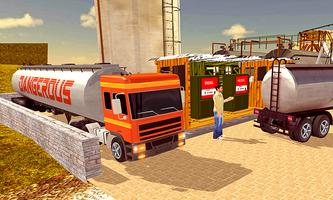 Truck Games 3d- Oil Tanker Sim Affiche