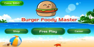 Professional burger shop: Top Burger Master game الملصق