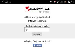 Seznam.cz qr reader স্ক্রিনশট 1