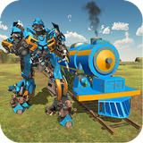 Train Transform Robot Army Bridge Construction biểu tượng
