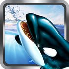 Killer Blue Orca Whale Attack Sim 3D: Whale game ไอคอน