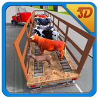 Farm Animal Transporter Truck Zeichen