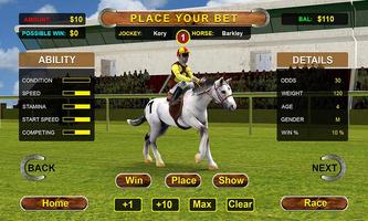 Horse Racing Simulator 3D Affiche