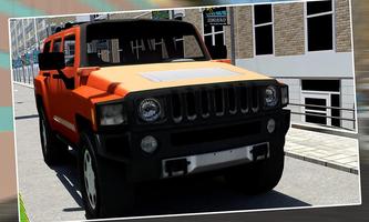 Внедорожник Hummer Simulator постер