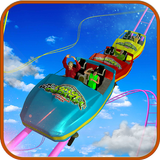 Roller Coaster Uphill Water Park Slide Adventure Zeichen