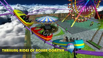 Roller Coaster Uphill Water Park Slide Adventure Screenshot 1