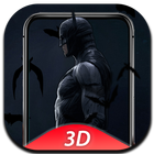 Bat Hero 3D Wallpaper | Live wallpaper Free ⩥ أيقونة