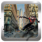 Superheroes 3D Spider Live Wallpaper Premium Free أيقونة