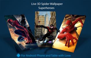 Superheroes 3D Spider Live Wallpaper Premium Free Screenshot 2