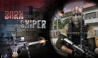 nascido Sniper Assassin 3D Cartaz