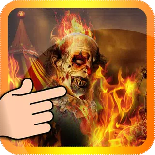 Ghost Rider Clown on Fire LWP
