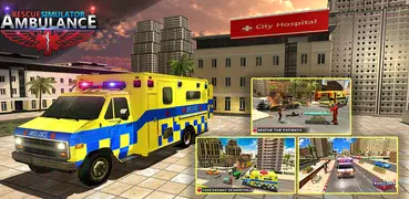 Ambulance Driving Simulator 2018-Juegos de rescate