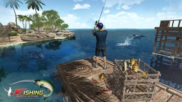 Poster Gioco 3D del simulatore pesca