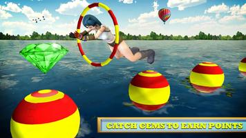 Real Stuntman Water Run Wipeout Free Games 2018 скриншот 2