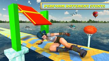 Real Stuntman Water Run Wipeout Free Games 2018 скриншот 3