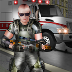 Pilote de service d'ambulance icône