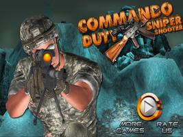 Commando Duty Sniper Shooter Affiche