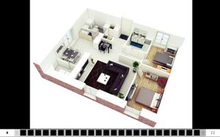 برنامه‌نما 3D House Design عکس از صفحه