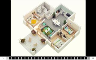 برنامه‌نما 3D House Design عکس از صفحه