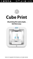 Cube Print poster