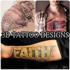 3D Tattoo Designs icône