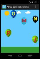 ABC Balloon Learning Game Song capture d'écran 1