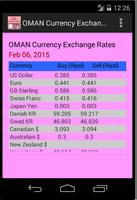 OMAN Currency Exchange Rates 스크린샷 2