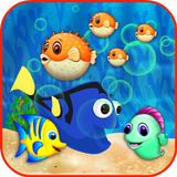 Blue Tang Fish Bubble Shooter ícone
