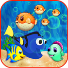 Blue Tang Fish Bubble Shooter icono