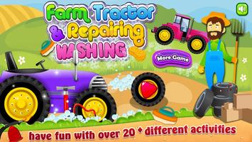 Farm Tractor Repairing poster