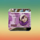 Indian New Money Photo Frames آئیکن